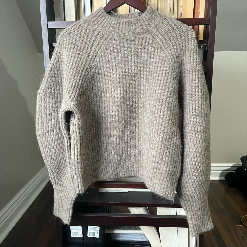 H&M Rib-knit Wool-Blend Sweater - Large